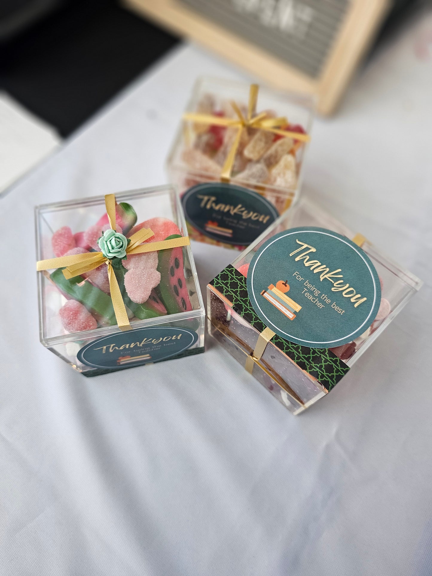 Teacher Gifts Sweet Boxes
