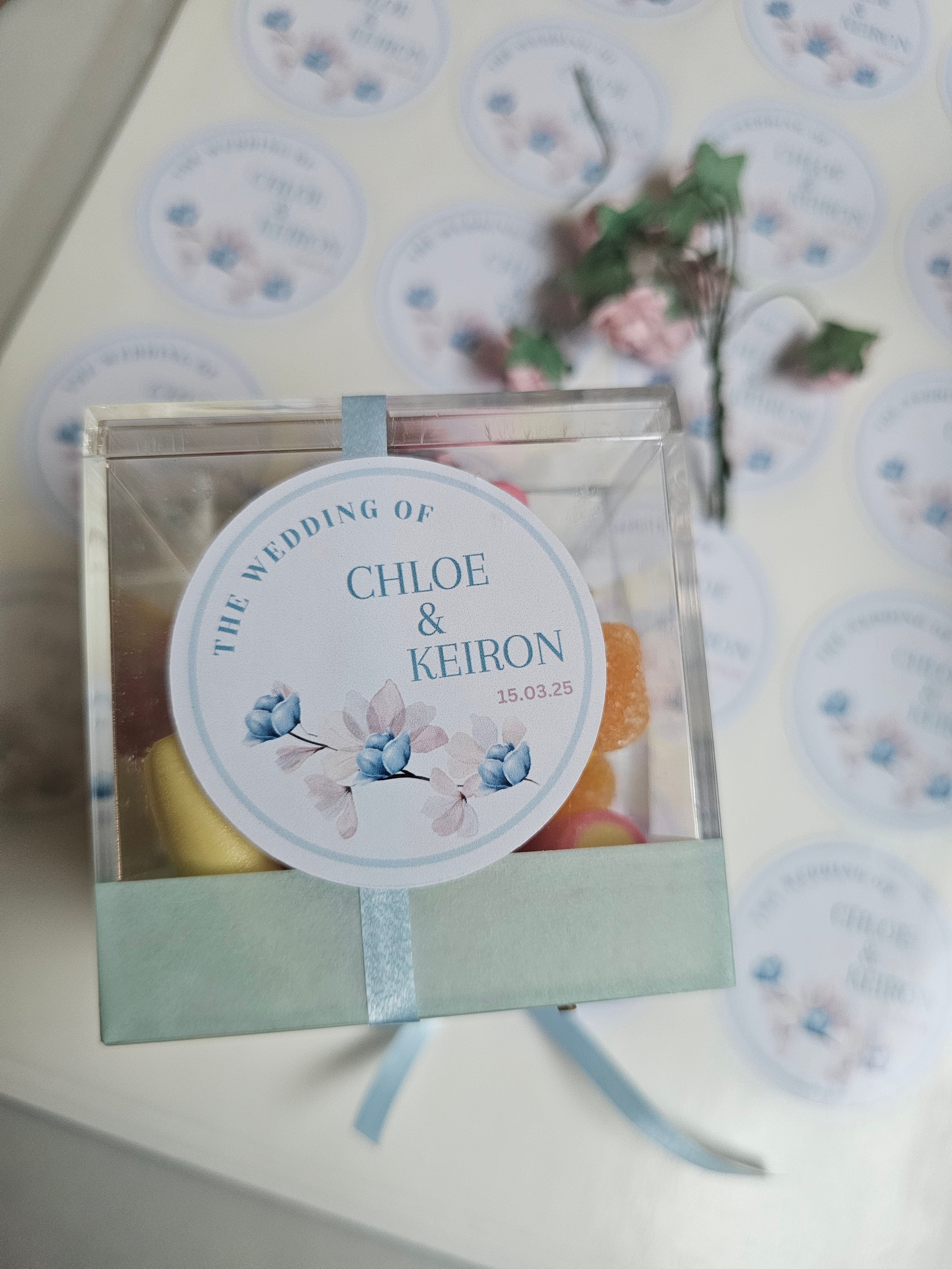 Personalised Wedding Favour Sweet Boxes UK | Halal & Vegan | Sweetz Boxes