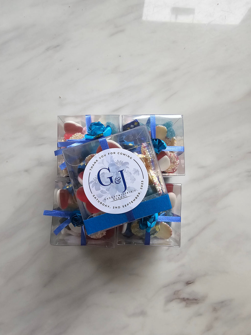 Personalised Wedding Favour Sweet Boxes UK | Halal & Vegan | Sweetz Boxes