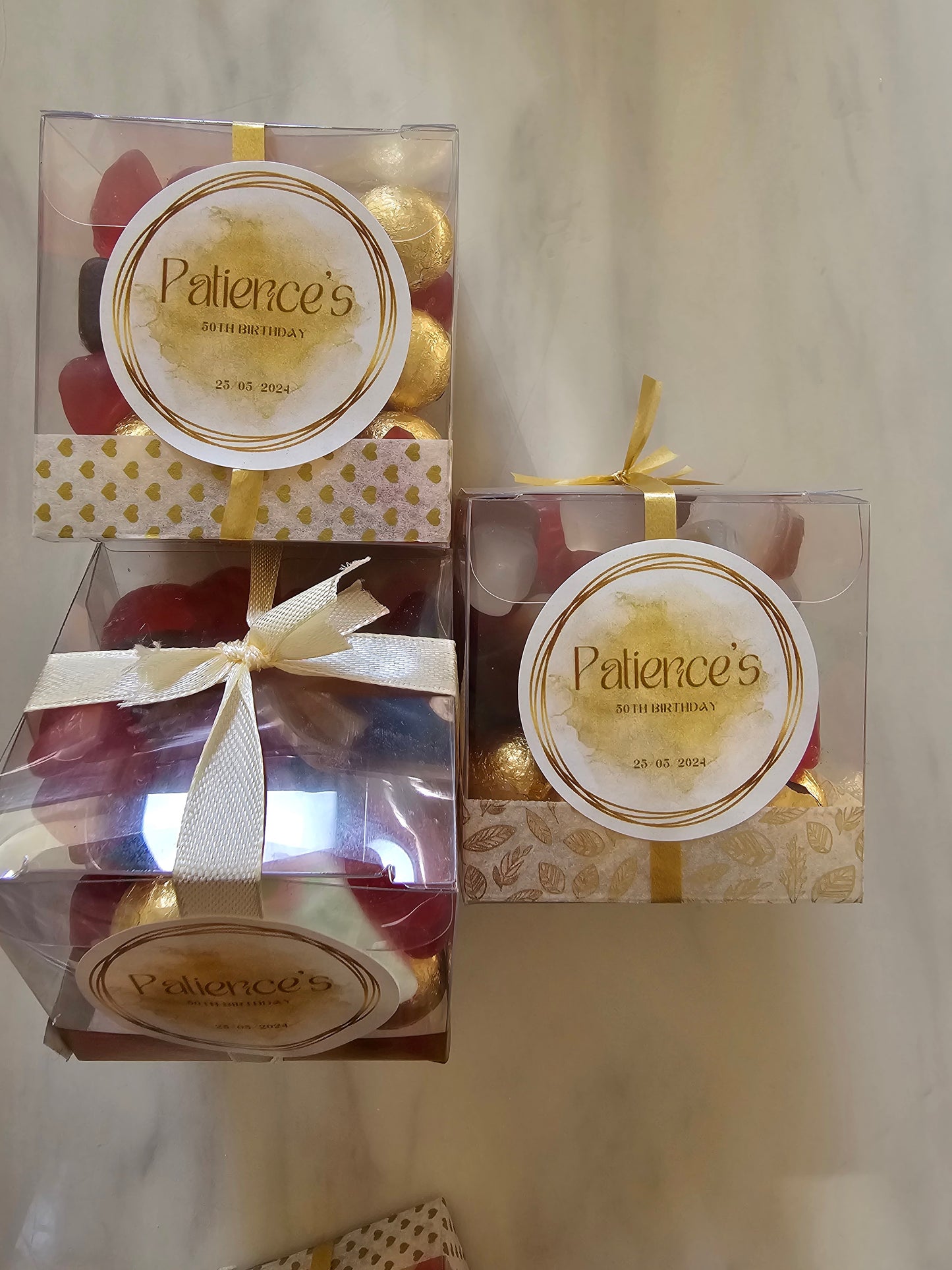 Milestone Birthday Sweet Boxes