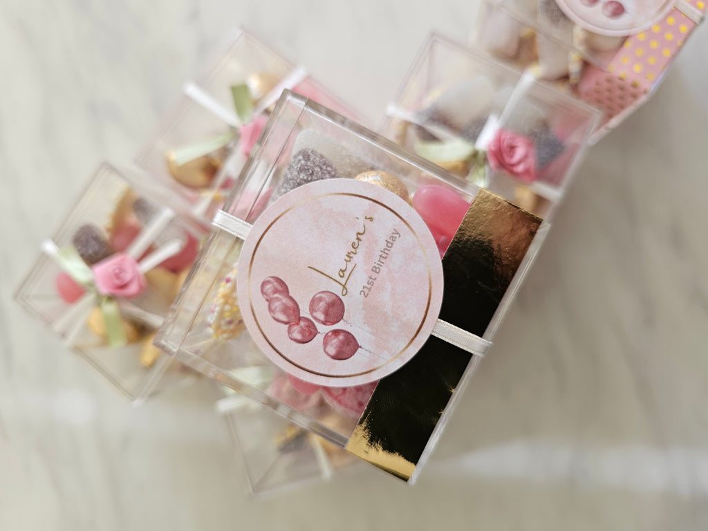 Personalised Milestone Birthday Sweet Boxes