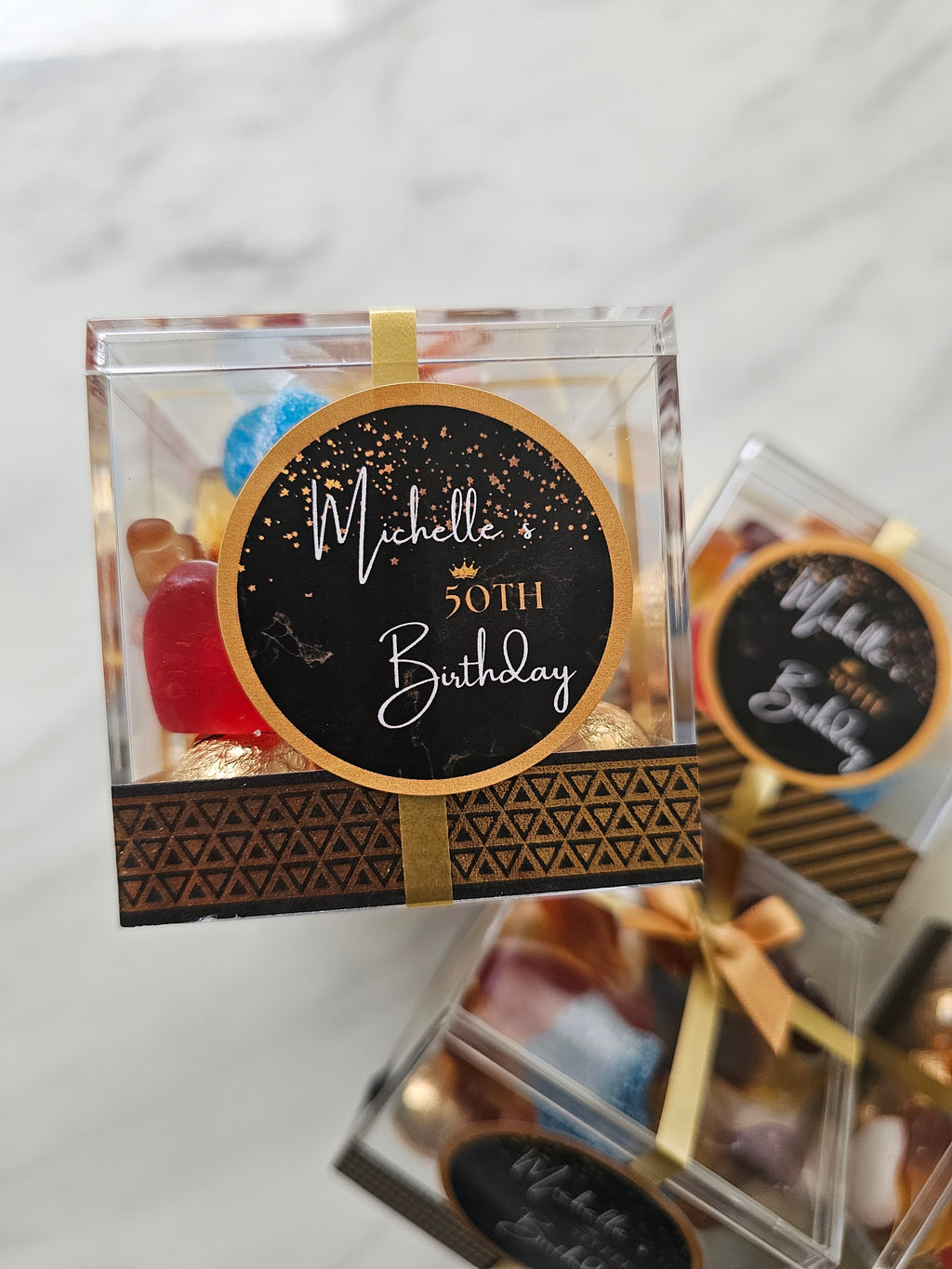 Personalised Milestone Birthday Sweet Boxes