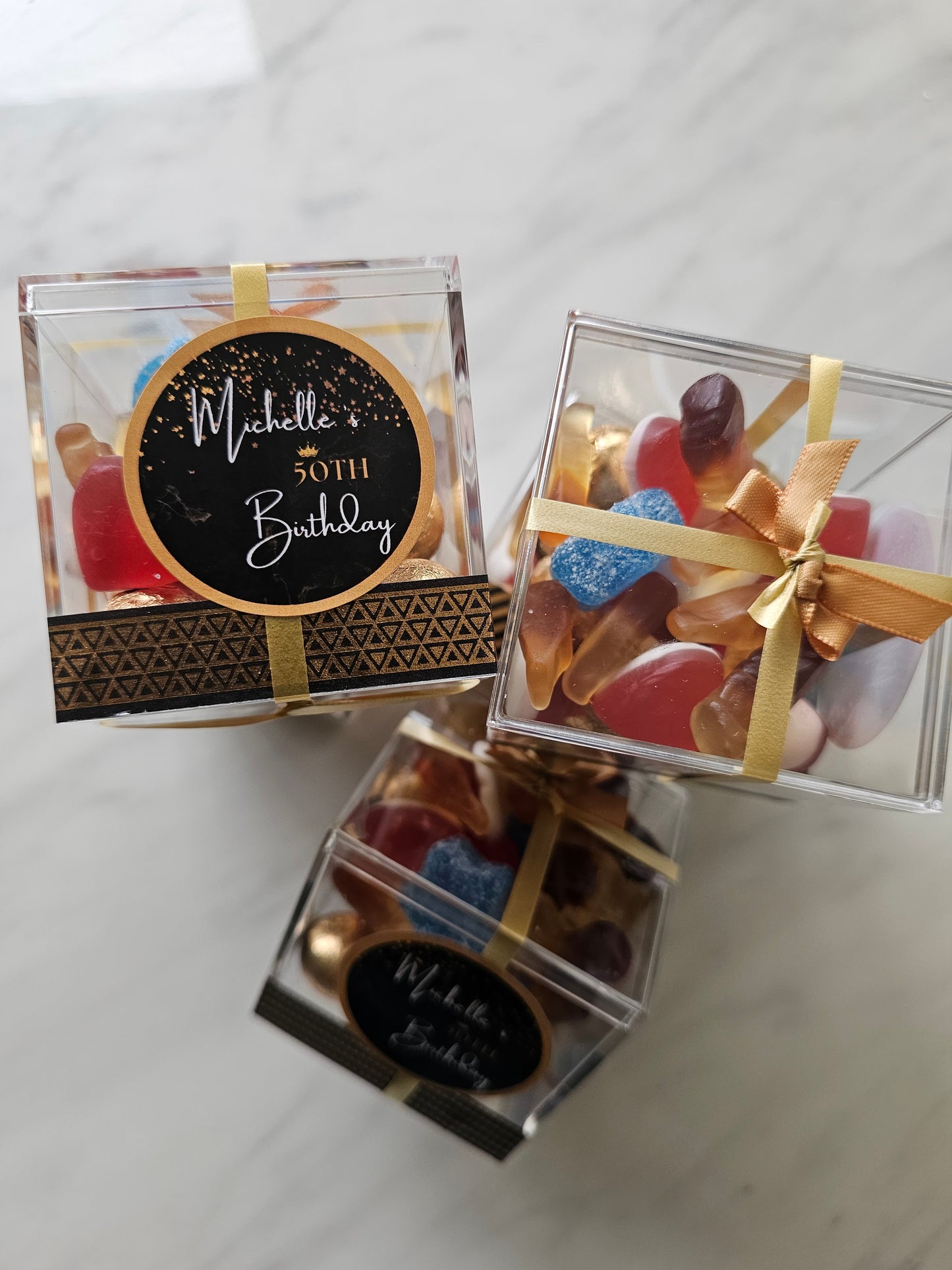 Milestone Birthday Sweet Boxes