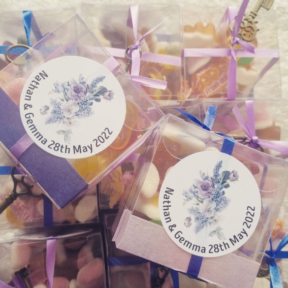 Personalised Wedding Favour Sweet Boxes UK | Halal & Vegan | Sweetz Boxes