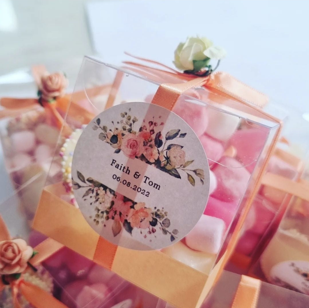 Personalised Wedding Favour Sweet Boxes UK | Halal & Vegan | Sweetz Boxes