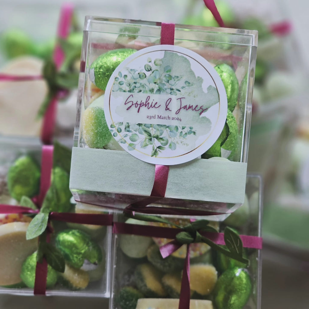 Personalised Wedding Favour Sweet Boxes UK | Halal & Vegan | Sweetz Boxes