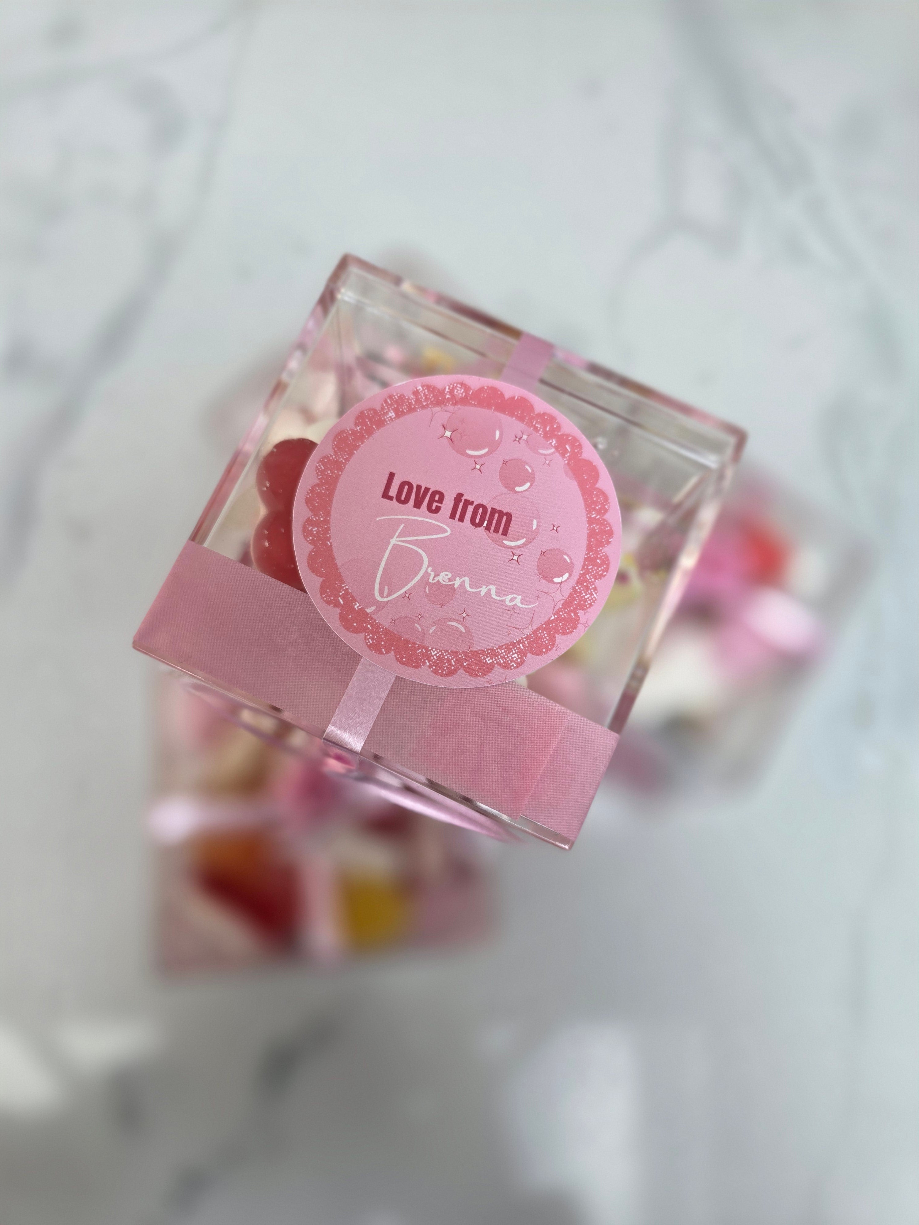 Pink Birthday Sweet Boxes – Girls Party Favour Box