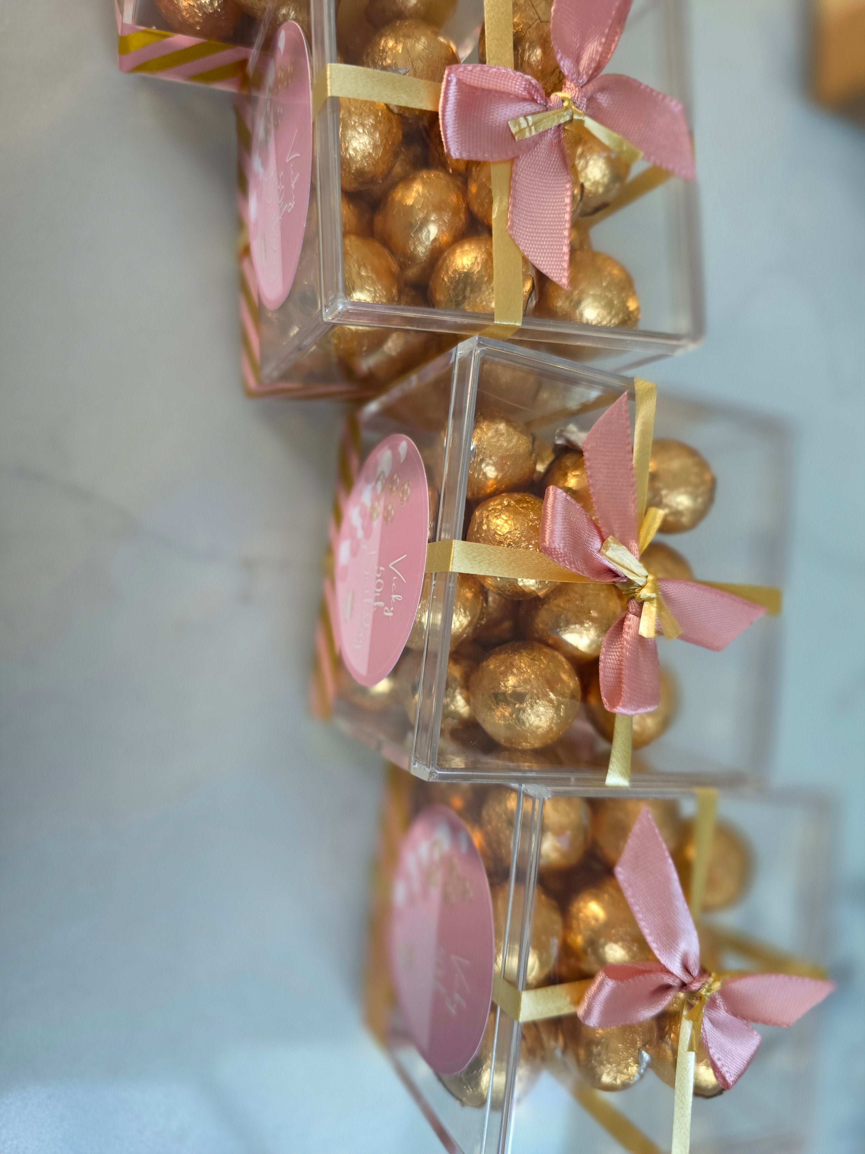 Personalised Milestone Birthday Sweet Boxes