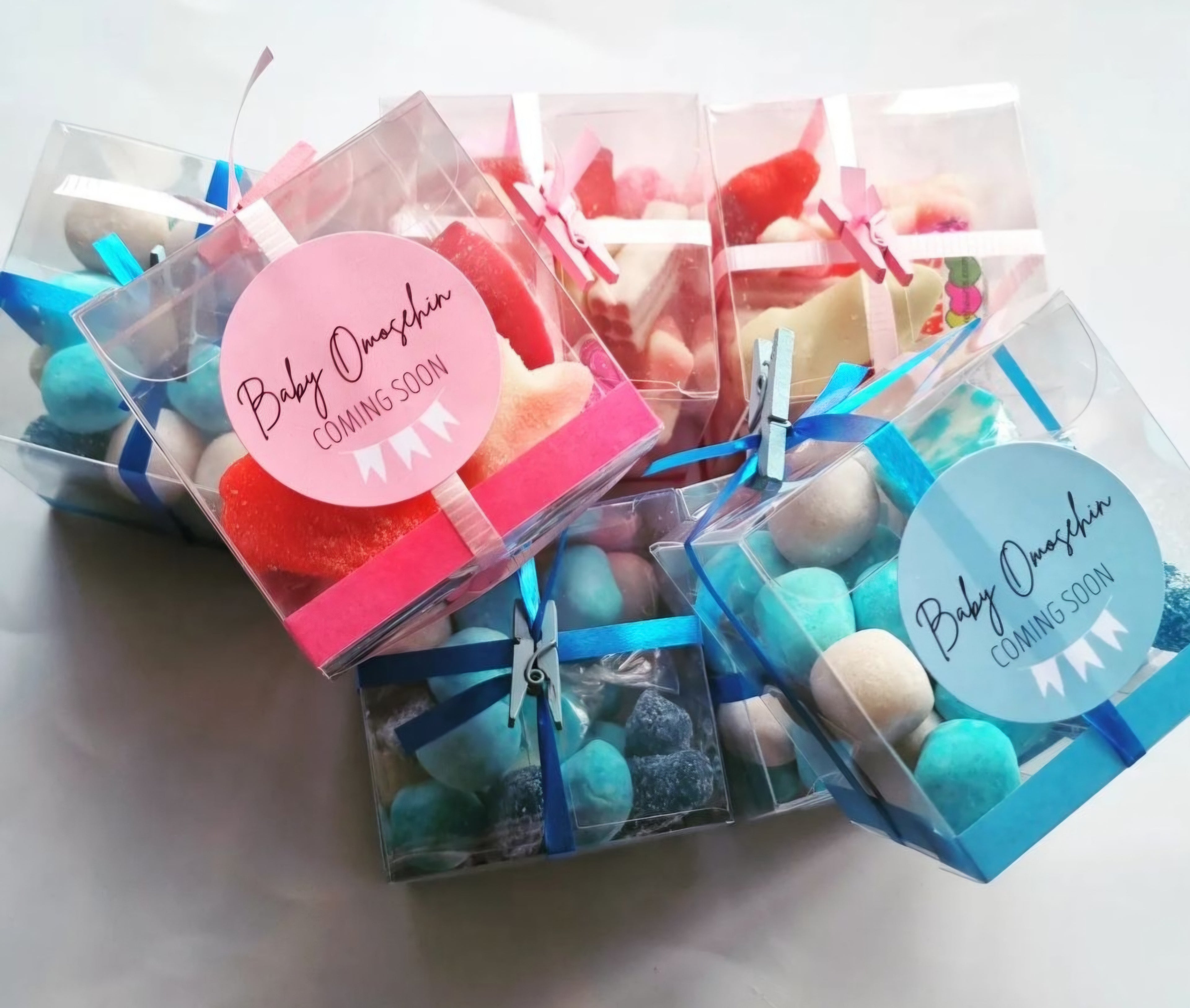 Personalised Baby Shower Sweet Boxes | Pick & Mix Favours