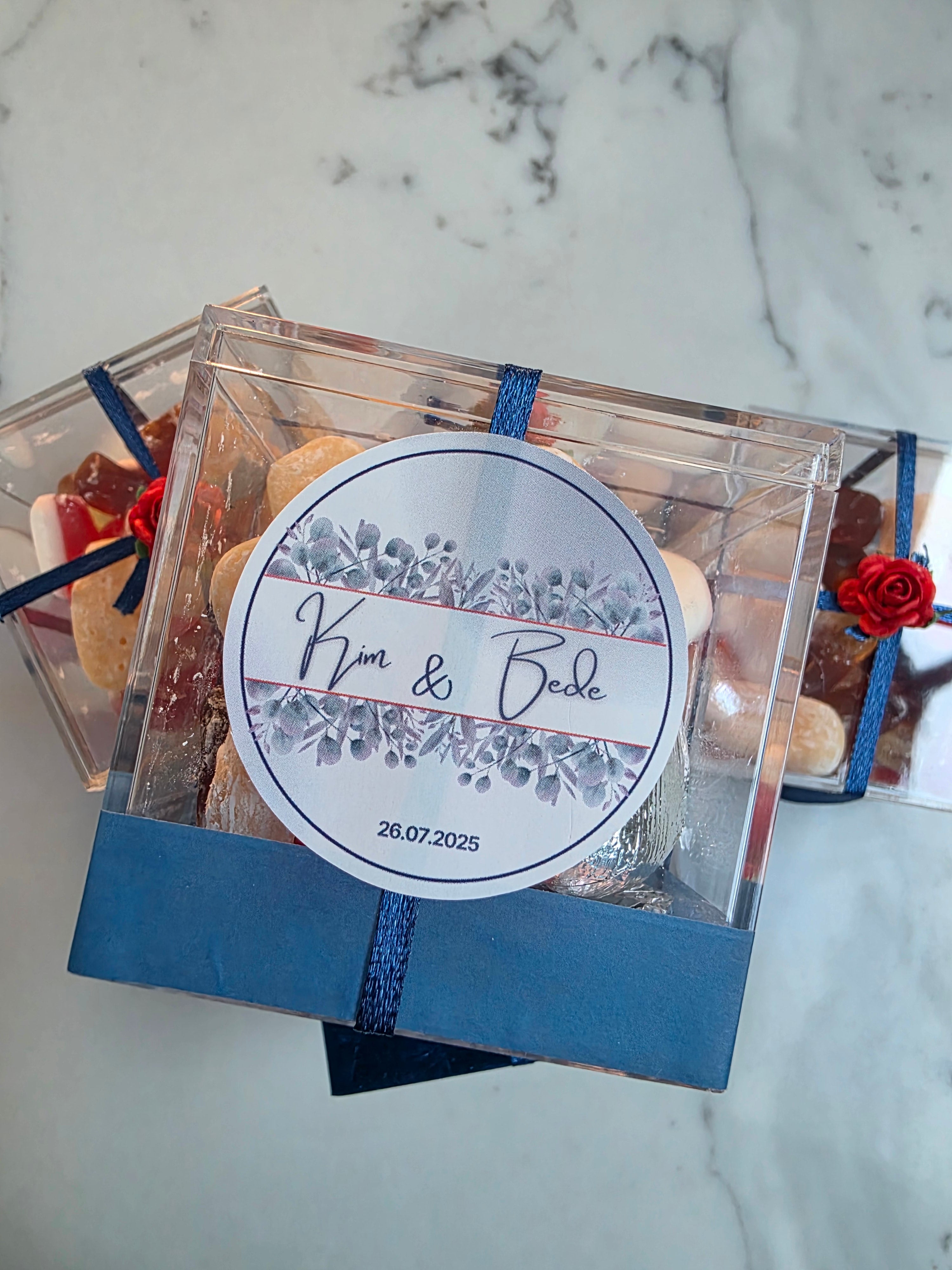 Personalised Wedding Favour Sweet Boxes UK | Halal & Vegan | Sweetz Boxes