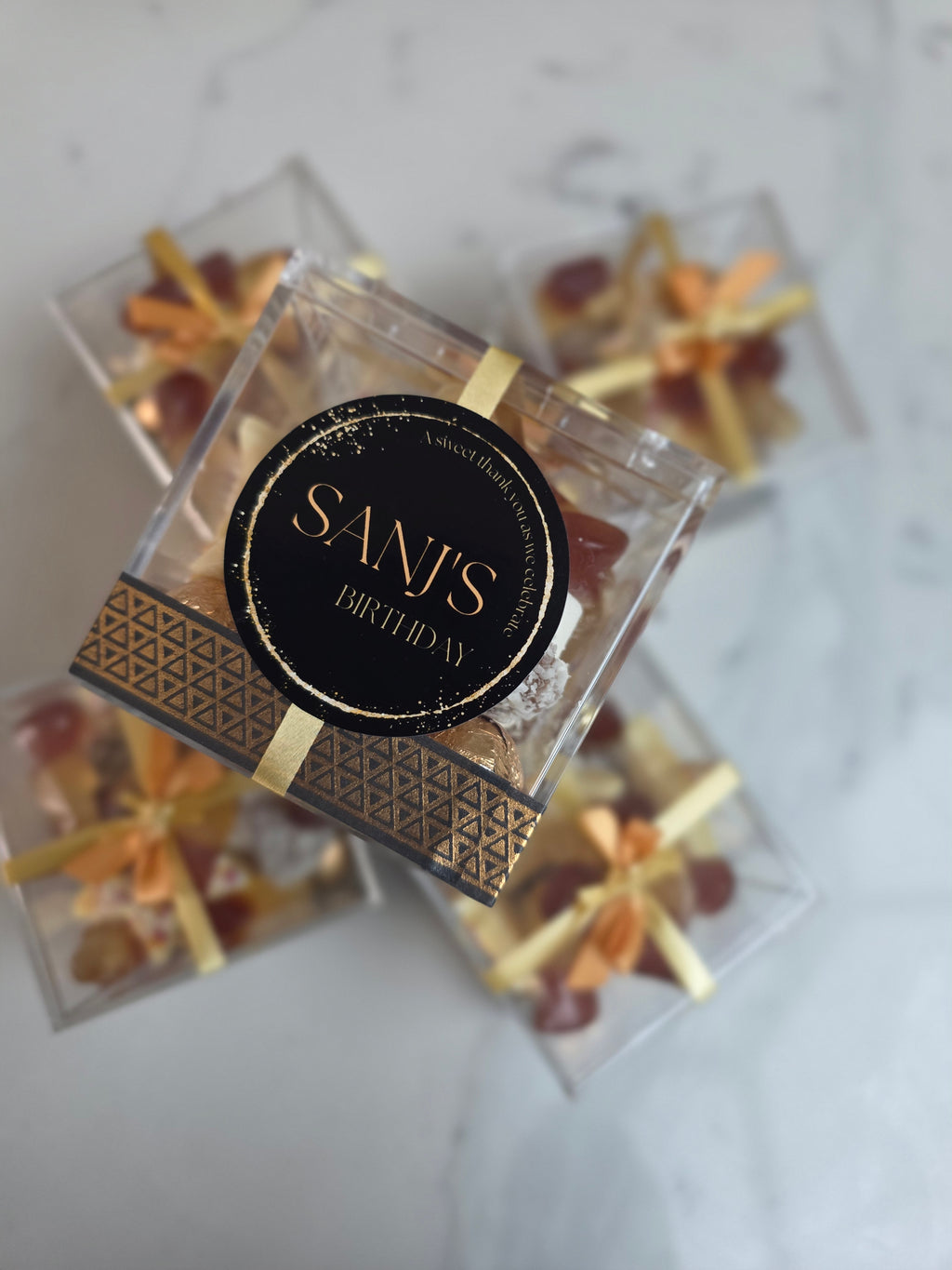 Personalised Milestone Birthday Sweet Boxes
