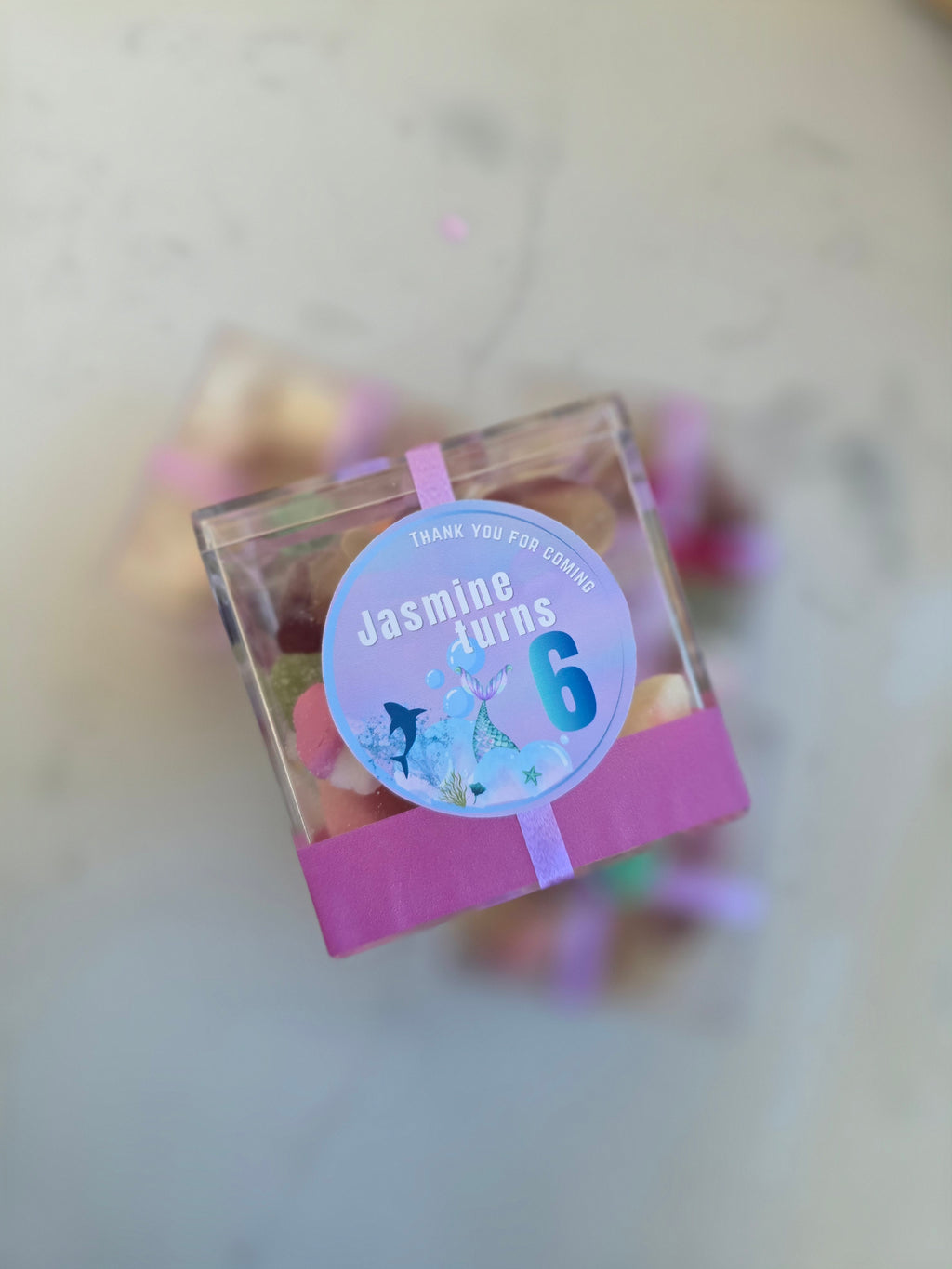 Pink Birthday Sweet Boxes – Girls Party Favour Box