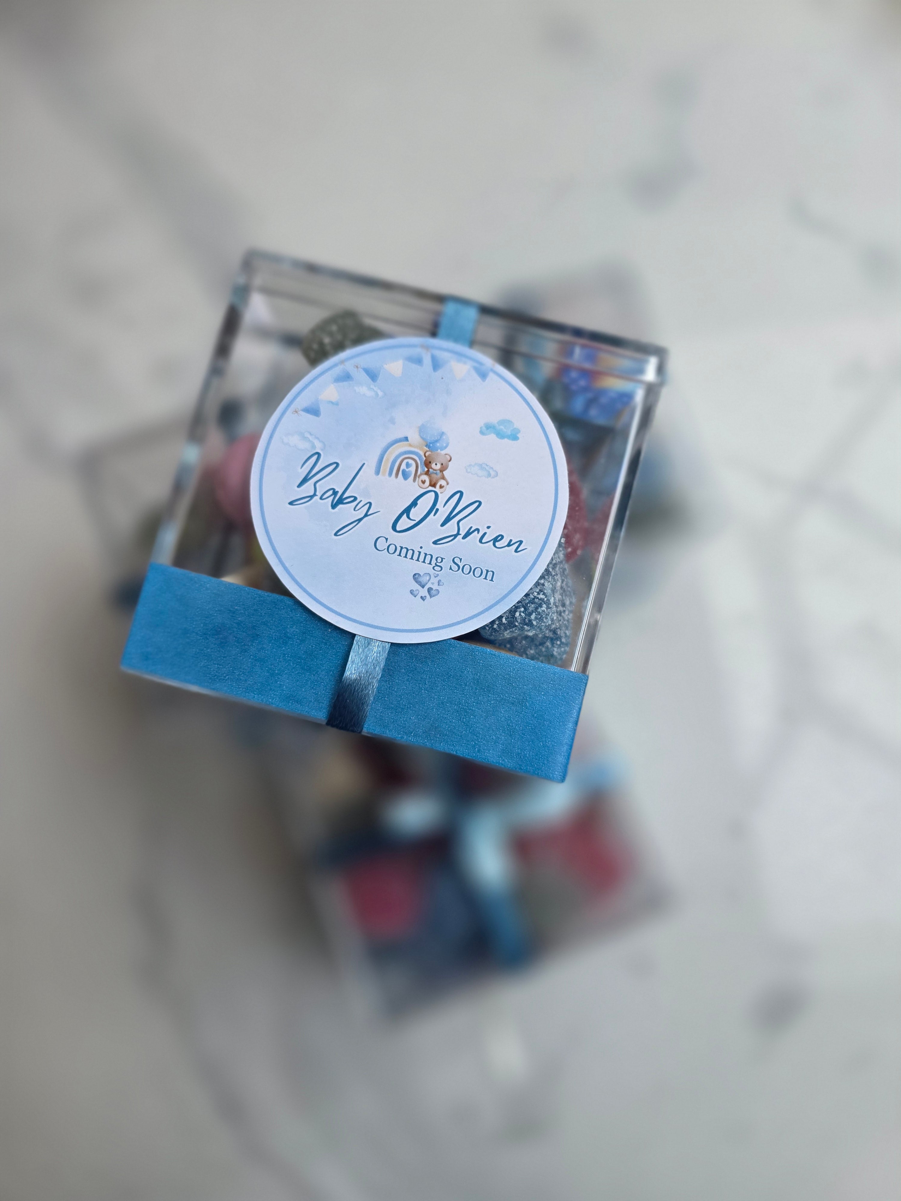 Personalised Baby Shower Sweet Boxes | Pick & Mix Favours