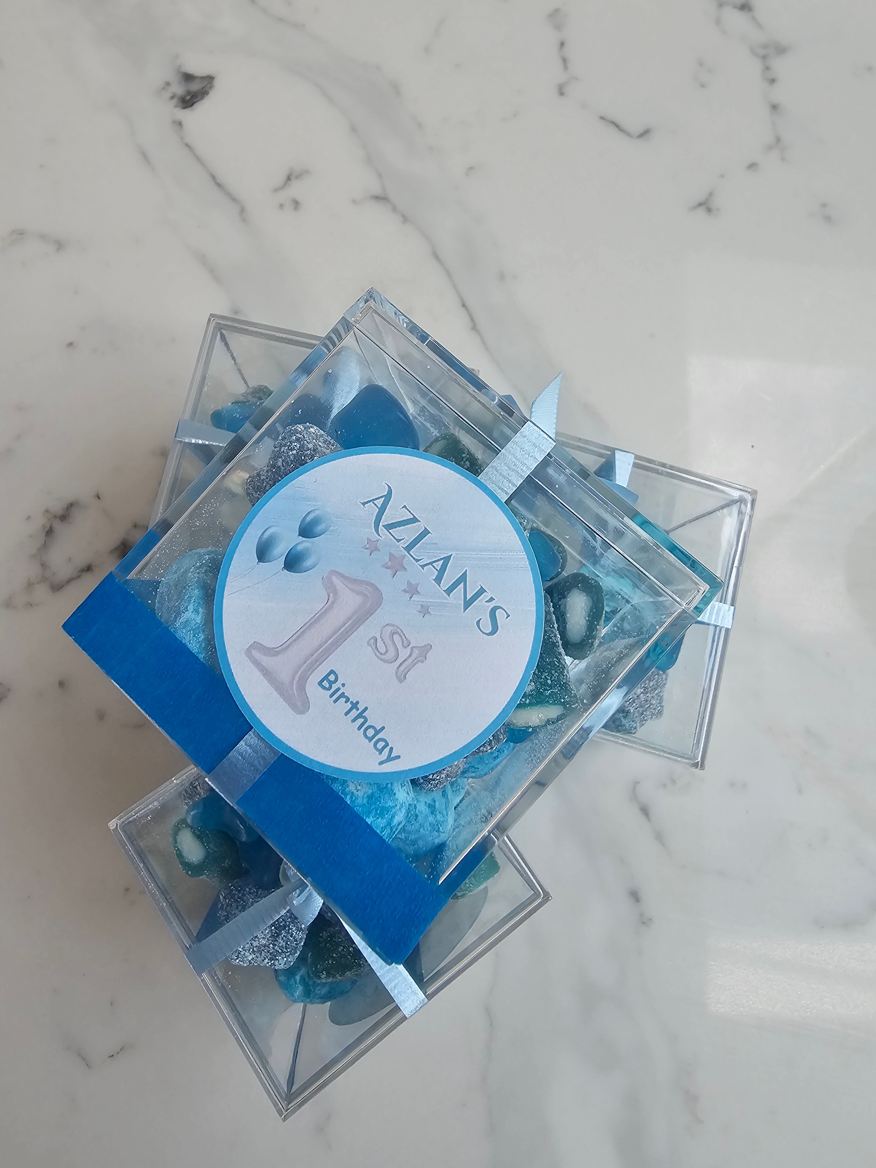 Personalised Milestone Birthday Sweet Boxes