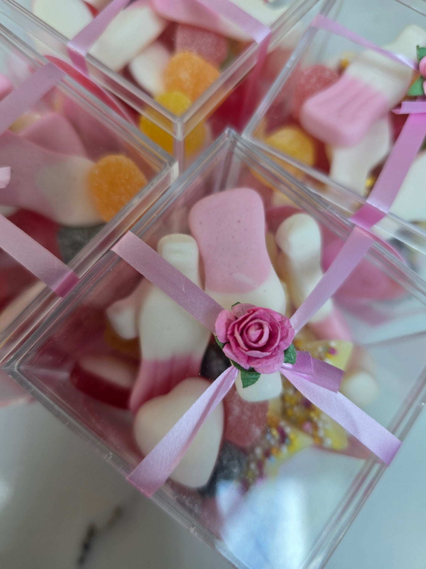 Pink Birthday Sweet Boxes – Girls Party Favour Box