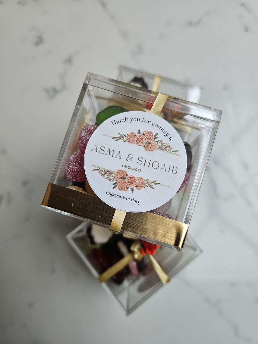 Personalised Wedding Favour Sweet Boxes UK | Halal & Vegan | Sweetz Boxes