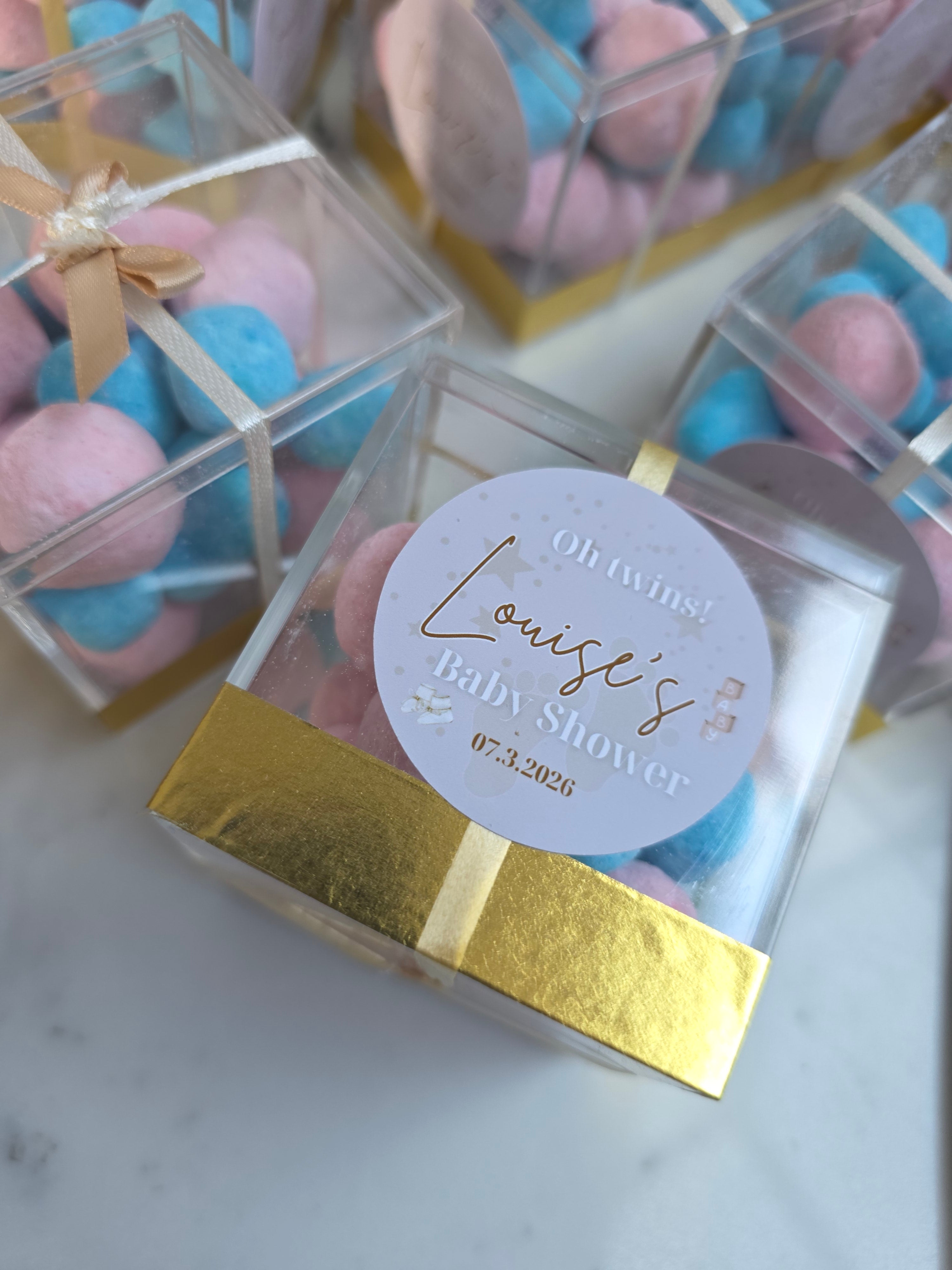 Personalised Baby Shower Sweet Boxes | Pick & Mix Favours