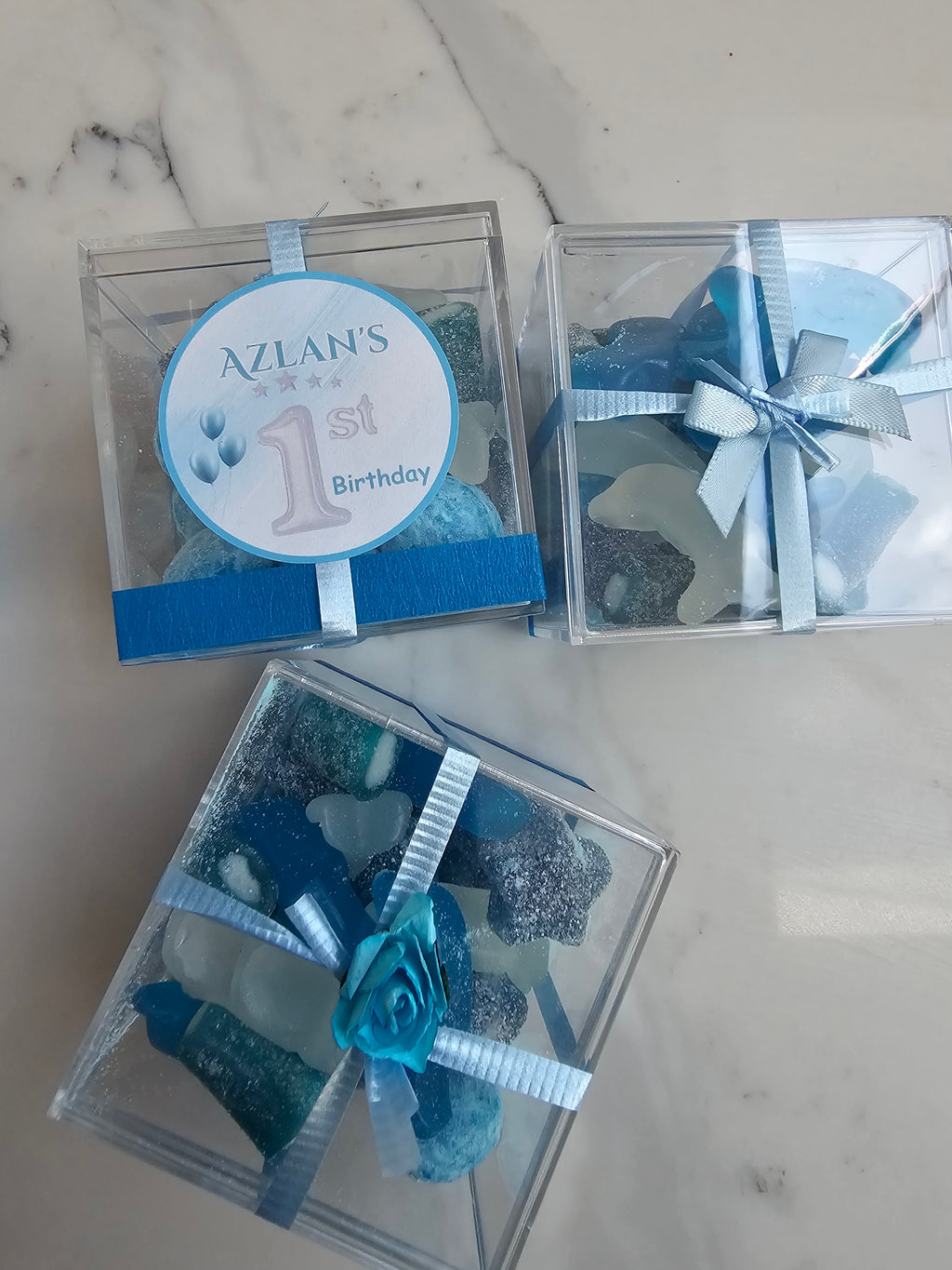 Personalised Milestone Birthday Sweet Boxes