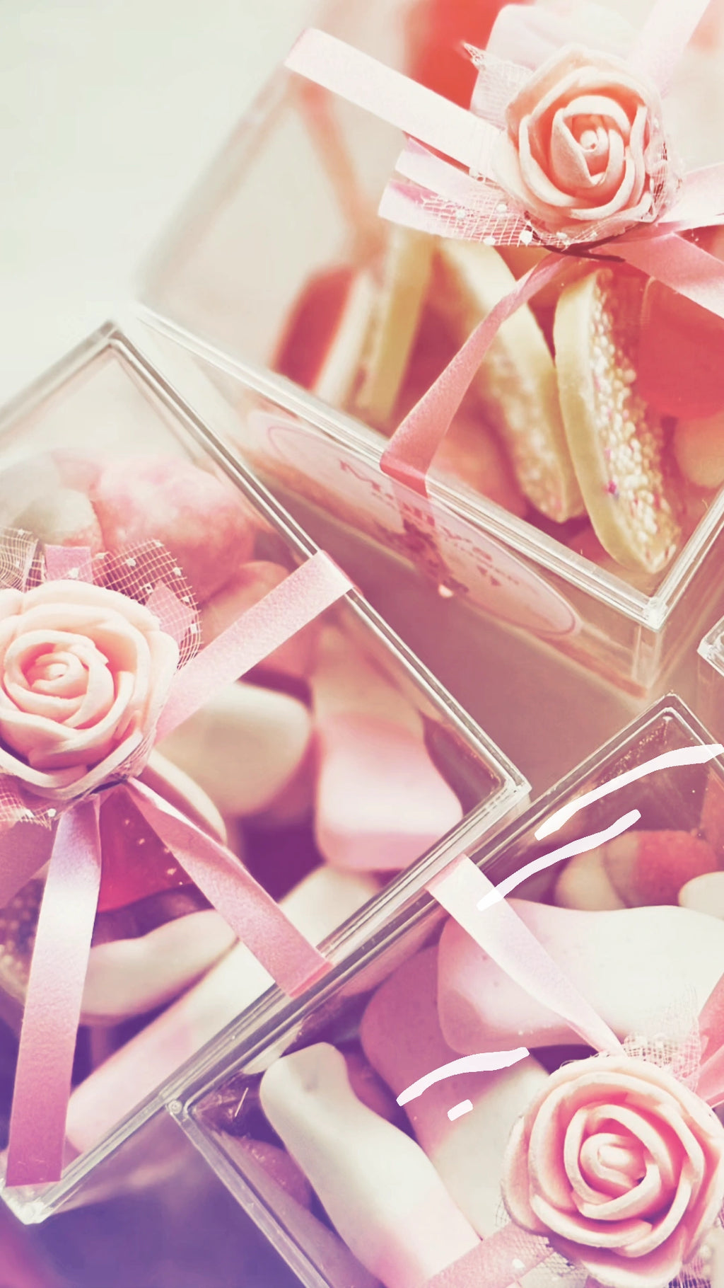 Pink Birthday Sweet Boxes – Girls Party Favour Box