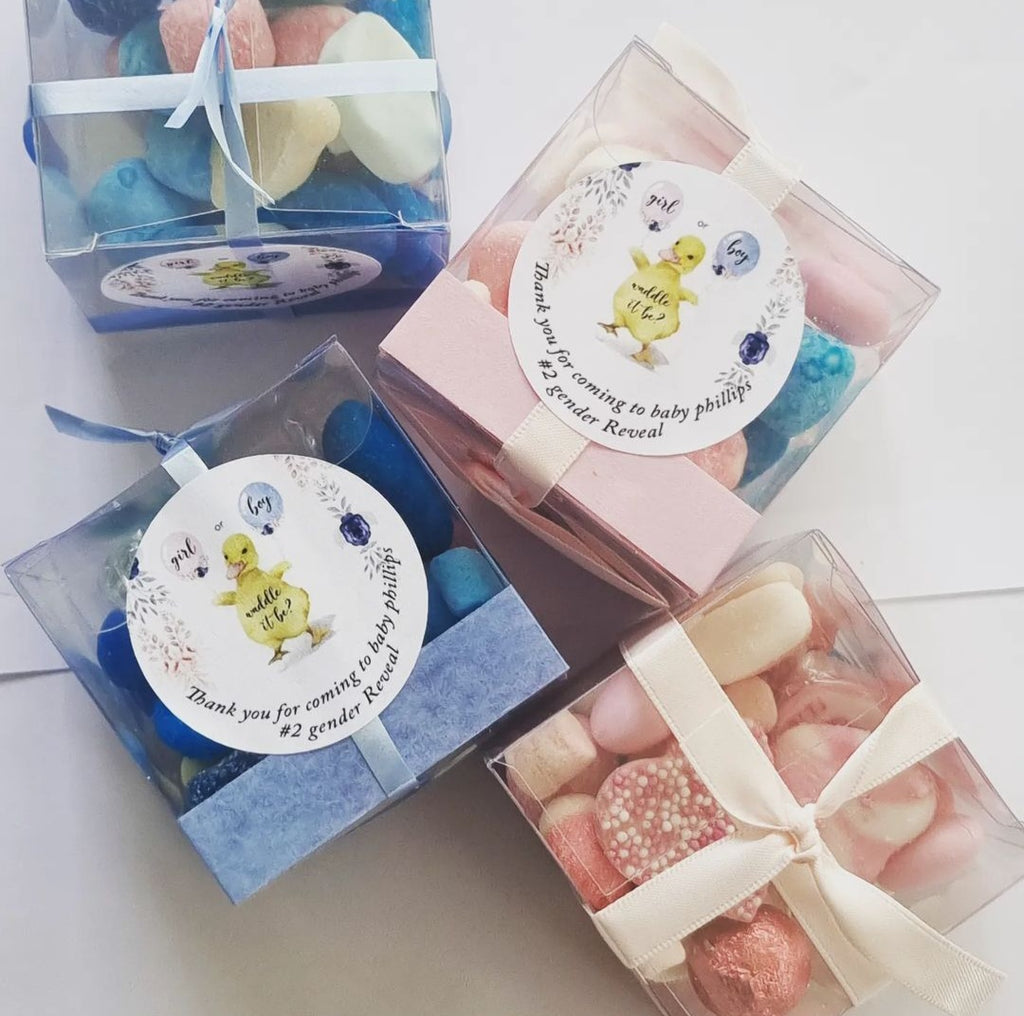 Personalised Baby Shower Sweet Boxes | Pick & Mix Favours