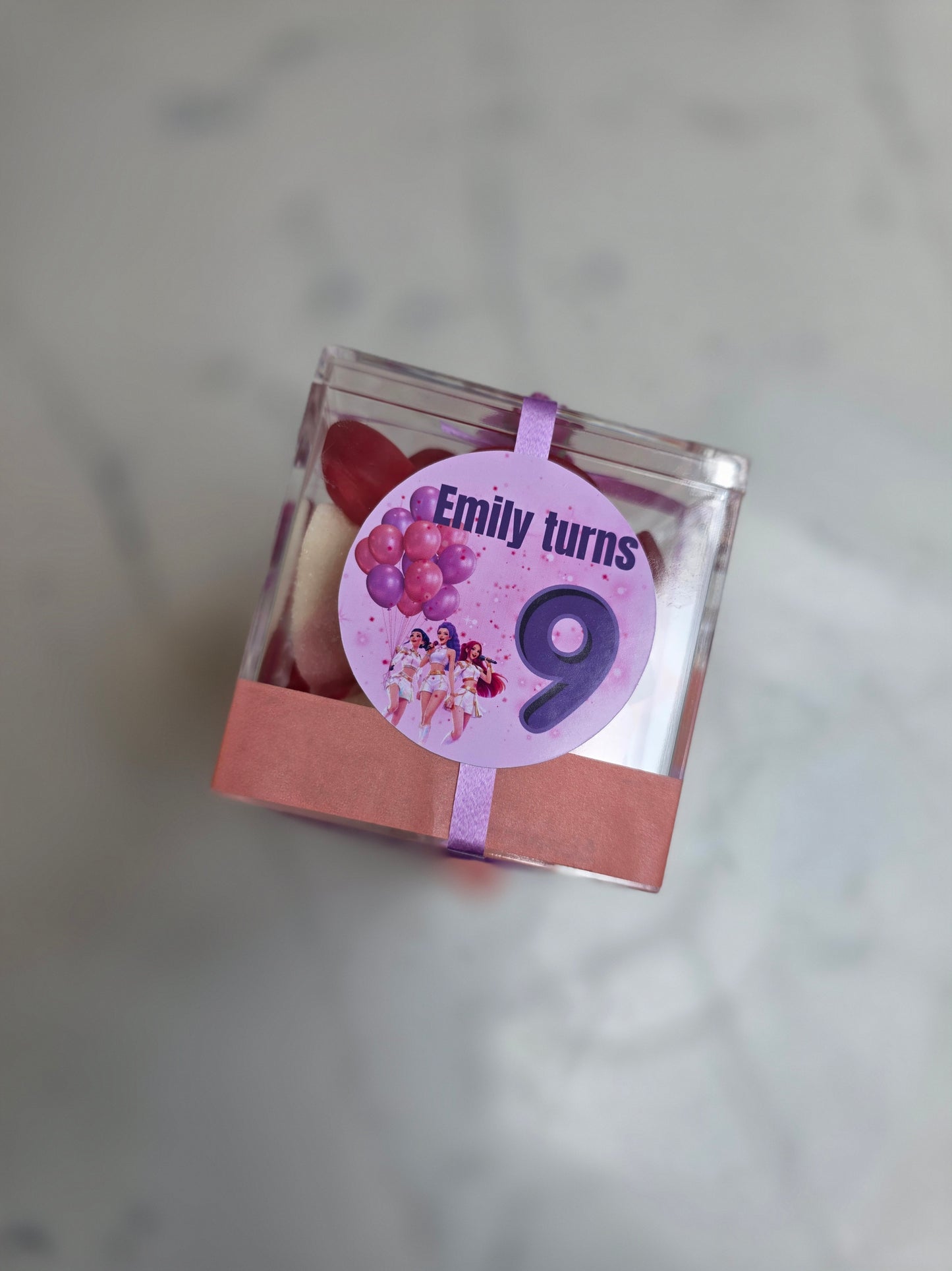 Pink Birthday Sweet Boxes – Girls Party Favour Box