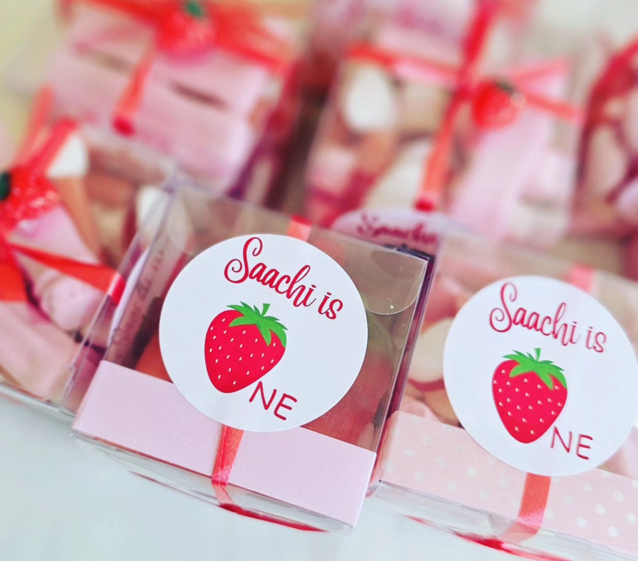 Pink Birthday Sweet Boxes – Girls Party Favour Box