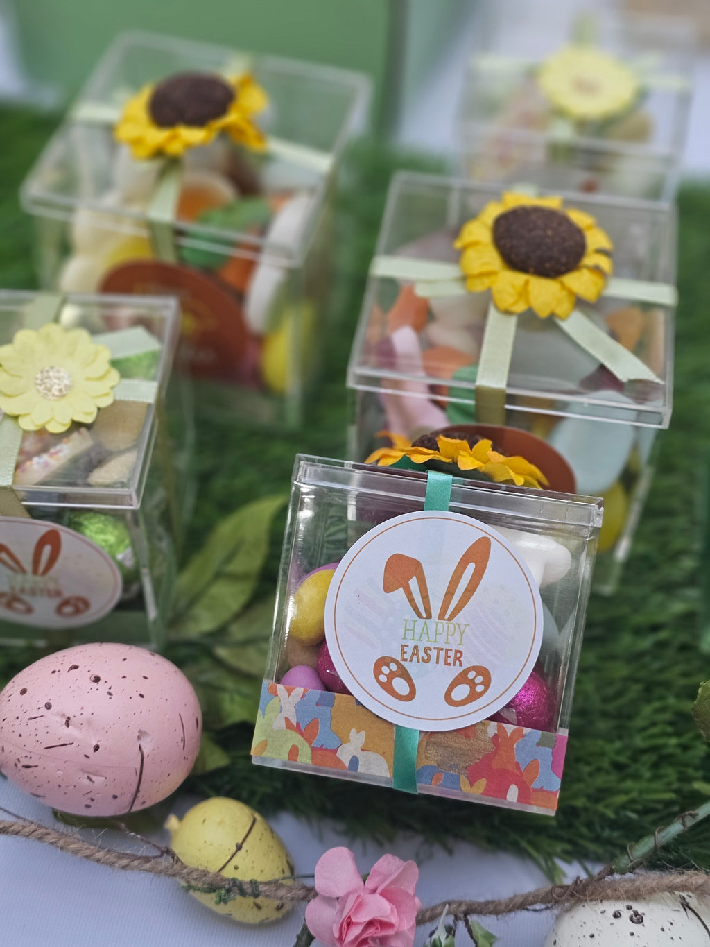 Easter Sweet Gift Box with Pastel Sweets & Chocolate