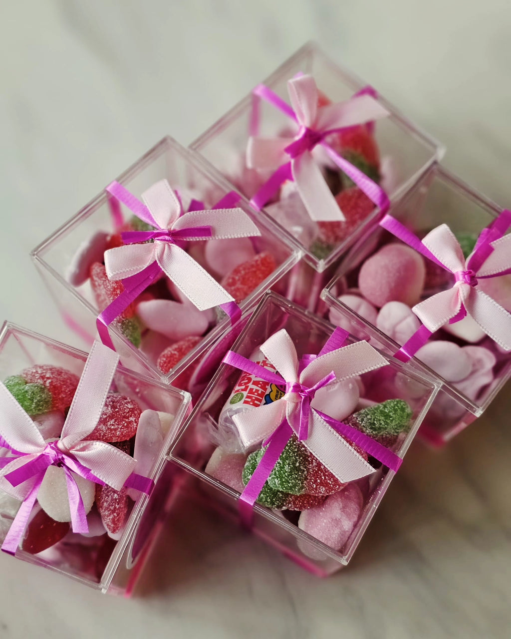 Pink Birthday Sweet Boxes – Girls Party Favour Box