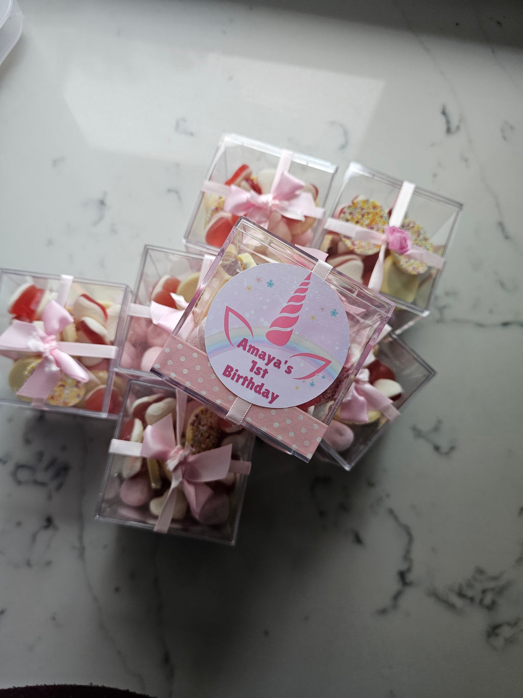 Personalised Milestone Birthday Sweet Boxes