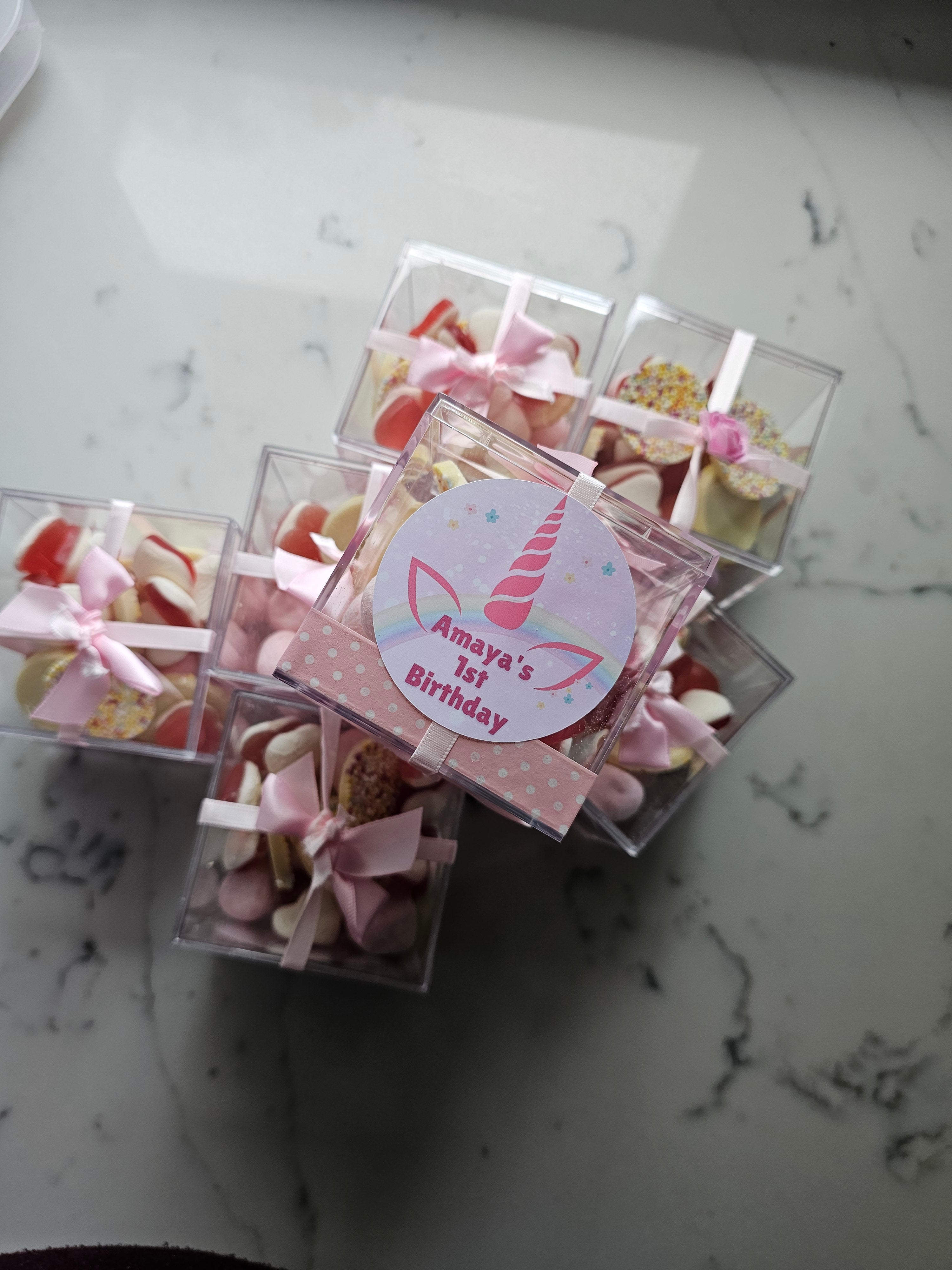 Personalised Milestone Birthday Sweet Boxes