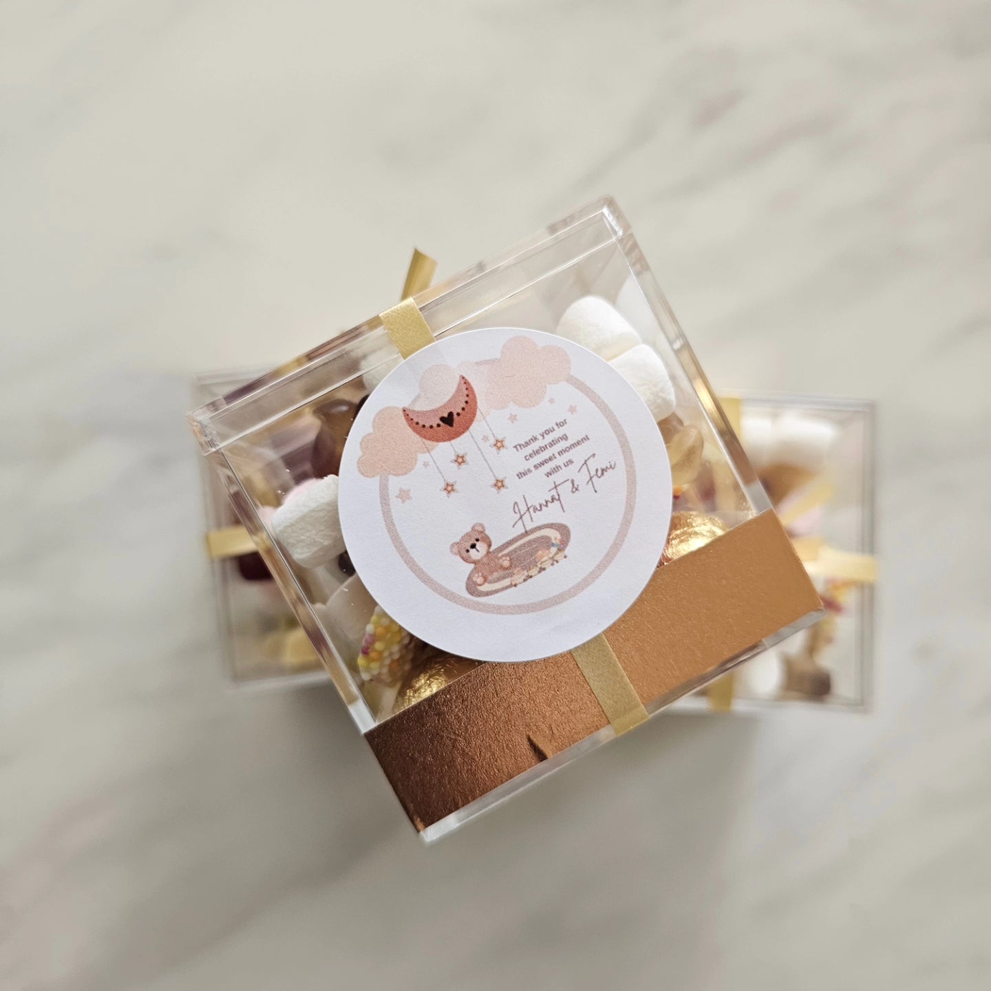 Personalised Baby Shower Sweet Boxes | Pick & Mix Favours